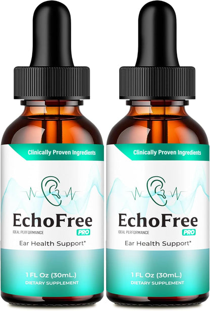 Echo Free Tinnitus Drops 30ml  (2 Pack)