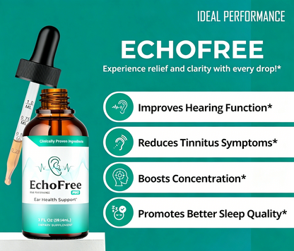 Echo Free Tinnitus Drops 30ml  (2 Pack)
