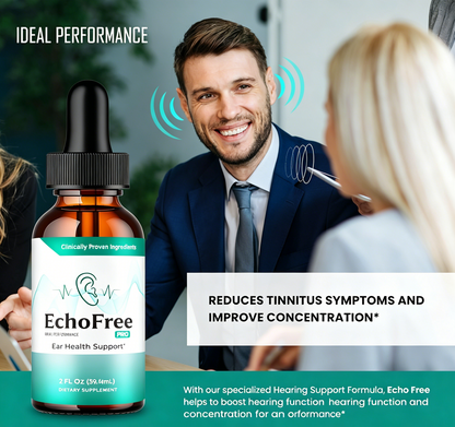 Echo Free Tinnitus Drops 30ml  (2 Pack)
